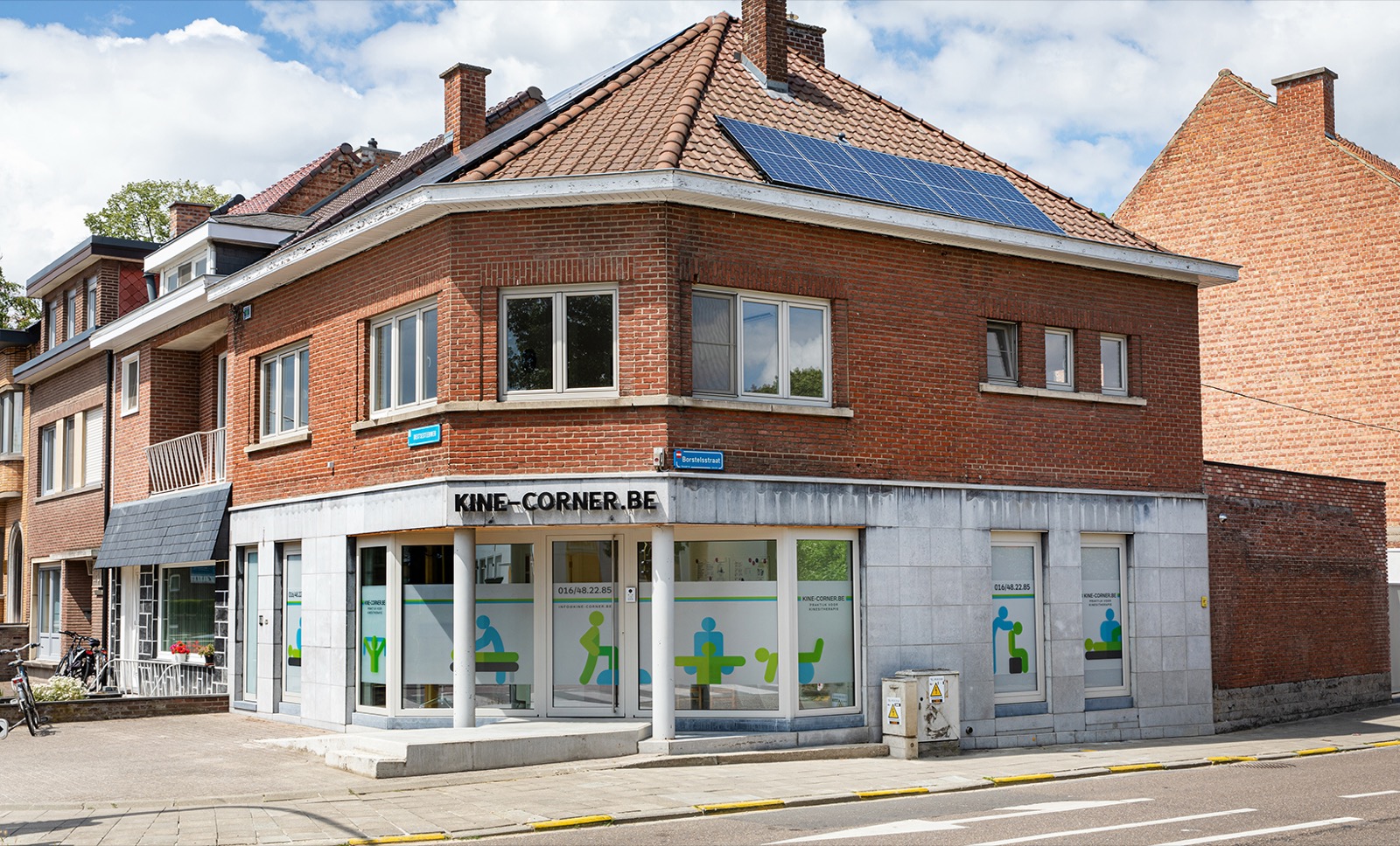 Behandelkamer en oefenzaal van Kine-Corner in Kessel-Lo